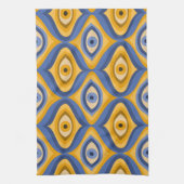 アイサイケデリックパターン キッチンタオル (縦)