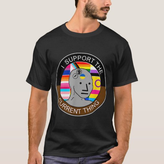 アイサポートザカレントミーム Tシャツ (正面)