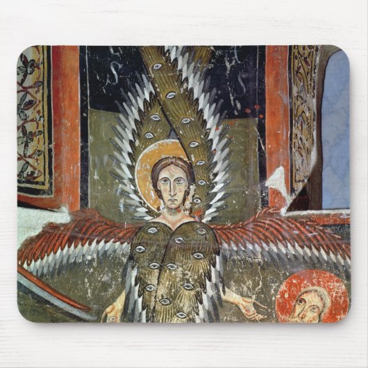 アイザイアの唇を浄化する熾天使 マウスパッド (正面)