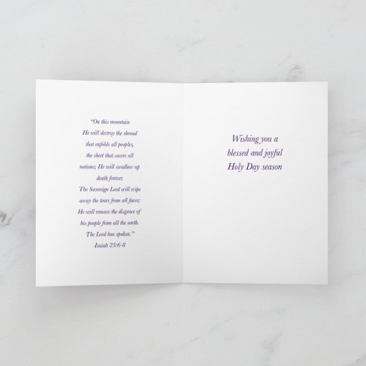 アイザイアの25:6 - 8つの饗宴カード シーズンカード (内部)