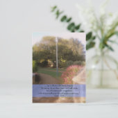 アイザイアの35:4のキリスト教の聖なる書物、経典の郵便はがき ポストカード (スタンド正面)