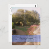 アイザイアの35:4のキリスト教の聖なる書物、経典の郵便はがき ポストカード (正面/裏面)