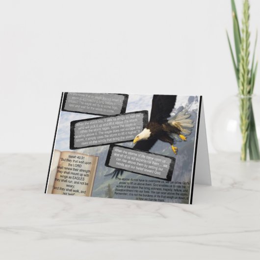 アイザイアの40:31はイーグルスとして翼によって取付けます カード (正面)