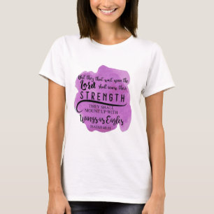 アイザイアの40:31 KJVしかしそれら主にその待ち時間 Tシャツ