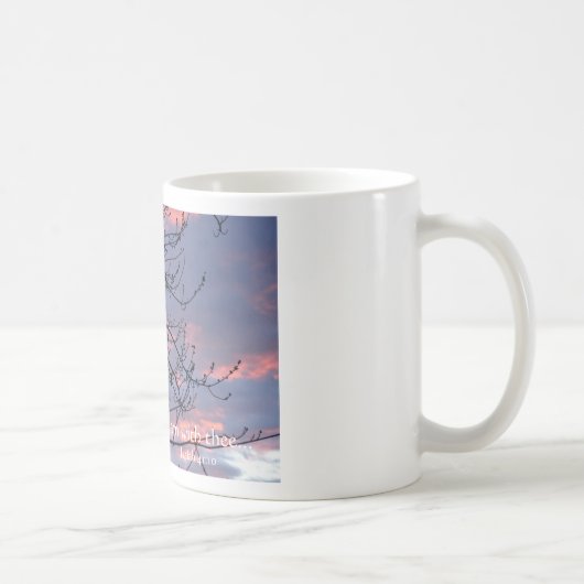 アイザイアの41:10の聖書の詩 コーヒーマグカップ (右)