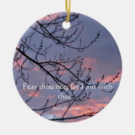 アイザイアの41:10の聖書の詩 セラミックオーナメント