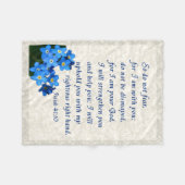 アイザイアの41:10 フリースブランケット (正面(横))