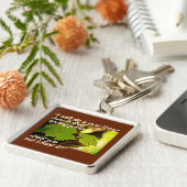 アイザイアの43:19の聖書の詩、私は新しい事をします、 キーホルダー (側面)