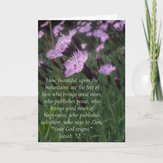 アイザイアの52:7 カード (正面)