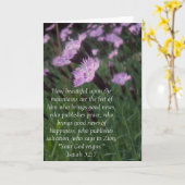 アイザイアの52:7 カード (黄色い花)