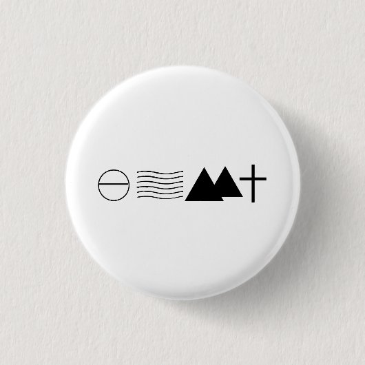 アイザイアの54:10の感動的なボタン 缶バッジ (正面)