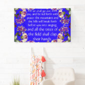 アイザイアは喜び教会クリスチャンの旗と行きます 横断幕 (インサイチュ)