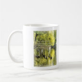 アイザイア26-3のあなたは保ちます完全な平和の彼をしおれます コーヒーマグカップ (左)