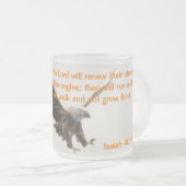 アイザイア40の31曇らされたワシのマグ フロストグラスマグカップ (正面右)