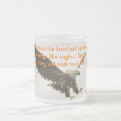 アイザイア40の31曇らされたワシのマグ フロストグラスマグカップ (中央)