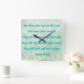 アイザイア40-31 スクエア壁時計 (ホーム)