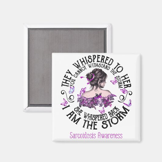 アイザストームサルコイドーシス認識度 マグネット (正面/裏面)