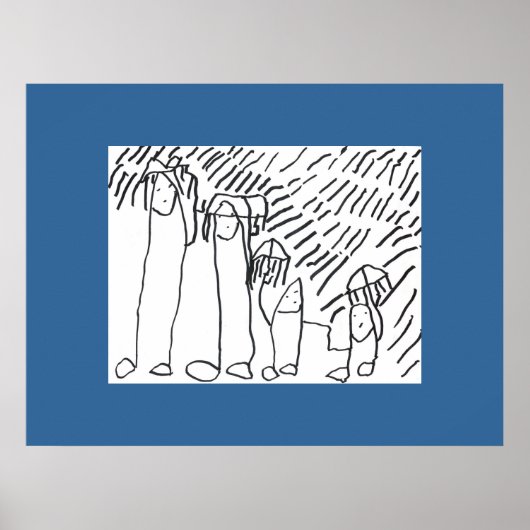 アイザックの家族の雨のポスター ポスター (正面)