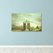 アイザックの犠牲 キャンバスプリント (インサイチュ (ウッドフロア))