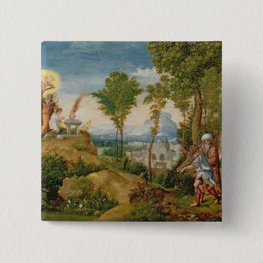 アイザックの犠牲 缶バッジ (正面)