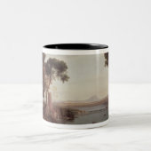 アイザックの結婚の景色 ツートーンマグカップ (中央)