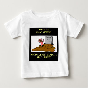 アイザックニュートンの冗談 ベビーTシャツ
