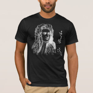 アイザックニュートンポートレート&シグネチャー Tシャツ