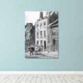 アイザックニュートン卿の家 キャンバスプリント (インサイチュ (ウッドフロア))