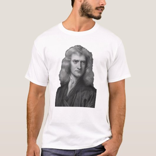 アイザックニュートン卿 Tシャツ (正面)