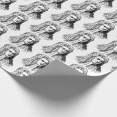 アイザックニュートン有名な科学者の数学の物理学 ラッピングペーパー (角)