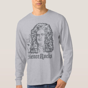 アイザックニュートン科学はワイシャツを揺すります Tシャツ