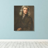 アイザックニュートン キャンバスプリント (インサイチュ (ウッドフロア))