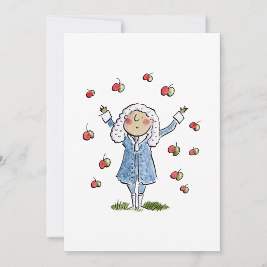 アイザックニュートン 招待状 (正面)