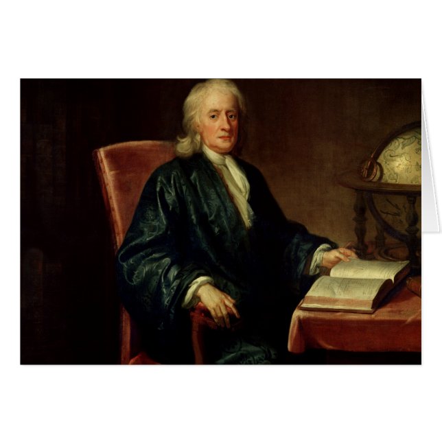 アイザックニュートン、c.1726のポートレート (正面横)