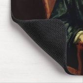 アイザックニュートン、c.1726のポートレート マウスパッド (コーナー)