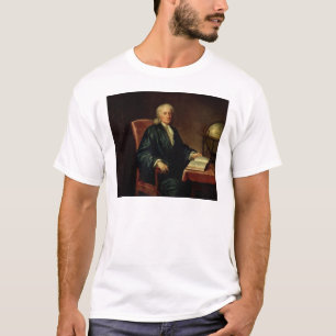 アイザックニュートン、c.1726のポートレート tシャツ