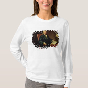 アイザックニュートン、c.1726のポートレート tシャツ