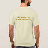アイザックニュートン Tシャツ (裏面)