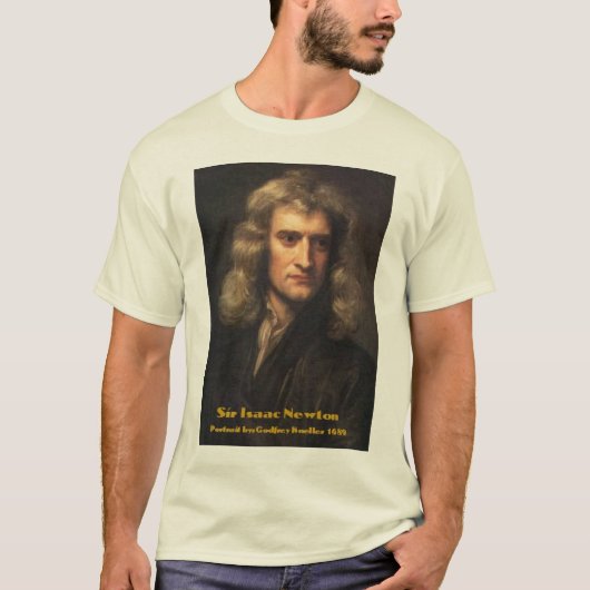 アイザックニュートン Tシャツ (正面)