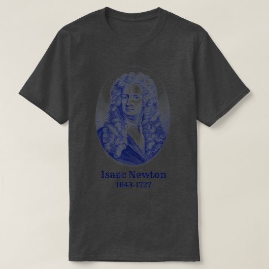 アイザックニュートン Tシャツ (デザイン正面)