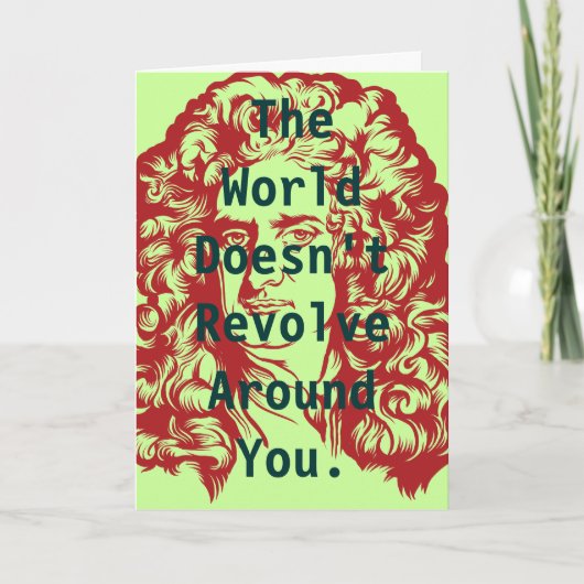 アイザック卿ニュートンカード カード (正面)