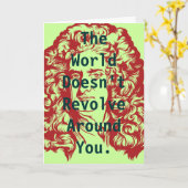 アイザック卿ニュートンカード カード (黄色い花)