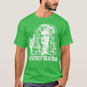 アイザック卿ニュートン科学の岩石 Tシャツ