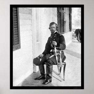 アイザック将軍I.スティーブンス将軍ビューフォート, SC 1862 ポスター