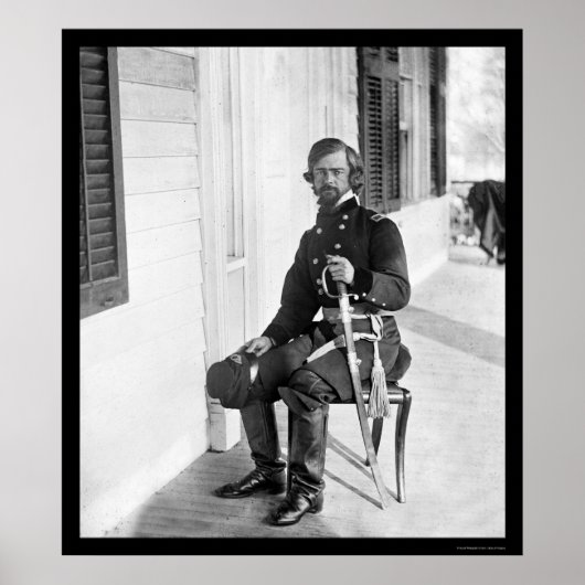 アイザック将軍I.スティーブンス将軍ビューフォート, SC 1862 ポスター (正面)