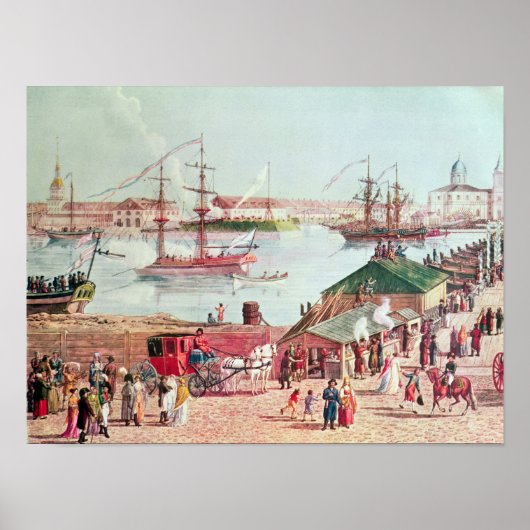 アイザック橋の眺め ポスター (正面)