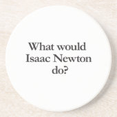アイザック・ニュートンが何をするか コースター (正面)