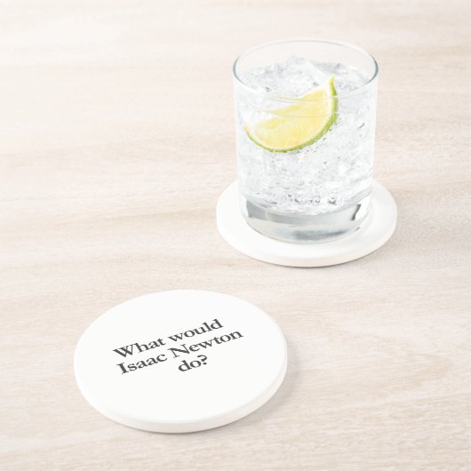 アイザック・ニュートンが何をするか コースター (側面)