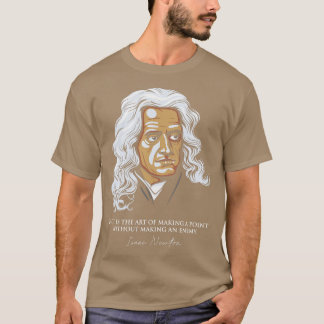 アイザック・ニュートンの引用 Tシャツ
