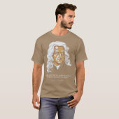 アイザック・ニュートンの引用 Tシャツ (正面フル)